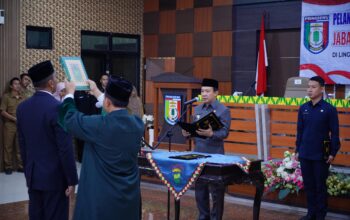 Kadis Pendidikan dan Kebudayaan Pringsewu Resmi di Lantik, Ini Pesan Pj Bupati Pringsewu Marindo Kurniawan