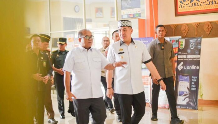 Pj. Gubernur Lampung Samsudin Kunker ke Kabupaten Pesawaran, Ini kata Bupati Dendi