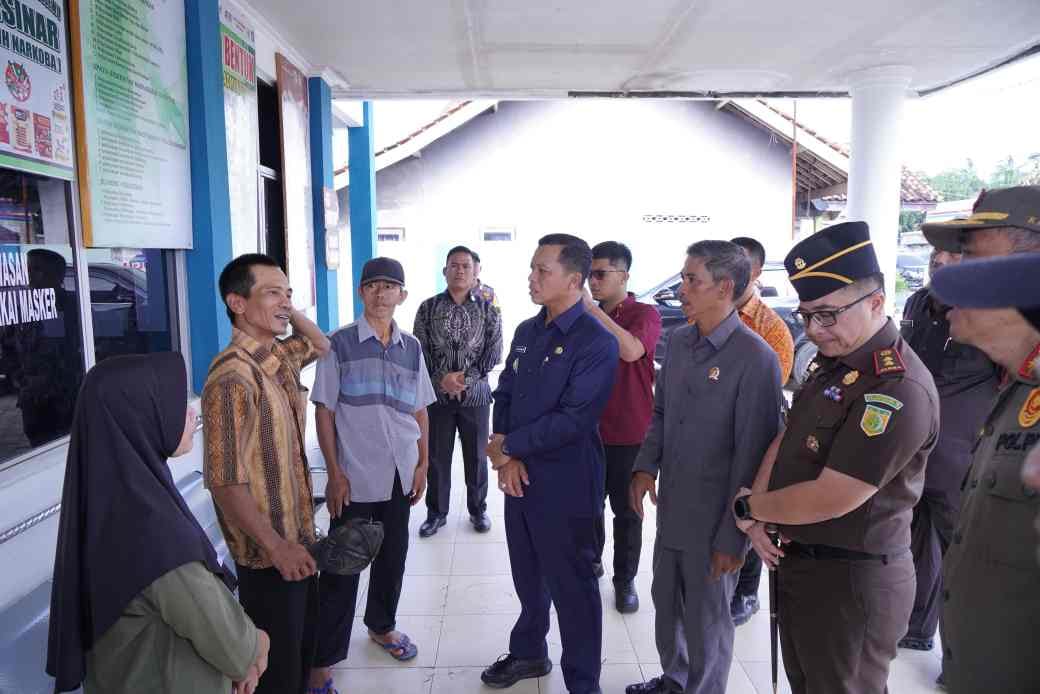 Bupati Pringsewu H. Riyanto Pamungkas Sidak UPTD. Puskesmas Banyumas