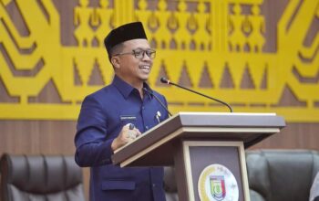 Bupati Pringsewu Riyanto Sampaikan Pidato Perdana di DPRD