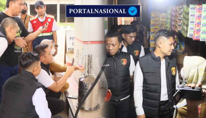 Polres Tulang Bawang & Dinas Perdagangan Sidak Pasar dan SPBU, Ini Tujuannya