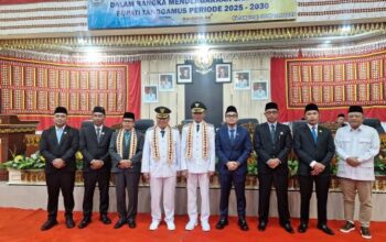 DPRD Tanggamus Gelar Paripurna Istimewa Sambutan Perdana Bupati Terpilih Periode 2025-2030