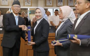 Gubernur Lampung Rahmat Mirzani Djausal Melantik Tiga Pejabat Eselon II, Descatama Jadi Sekretaris DPRD Provinsi Lampung