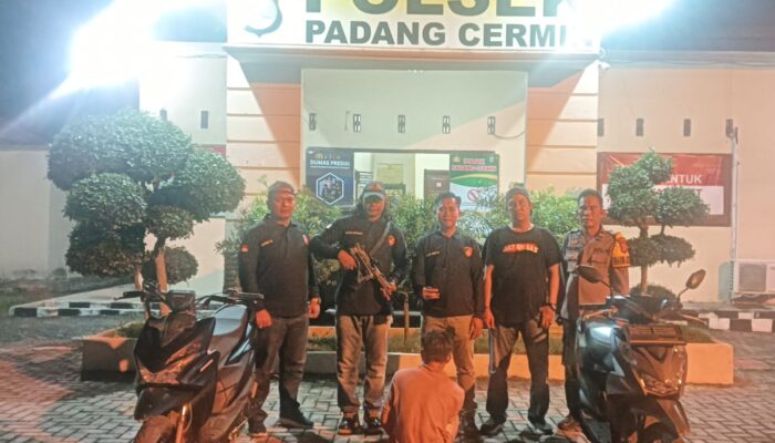 Bobol Atap Rumah, Pencuri Diringkus Tim Tekab 308 Polsek Padang Cermin