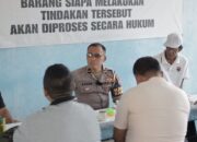 Polantas Menyapa Warga, Satlantas Polres Gresik Tingkatkan Edukasi Tertib Lalu Lintas di Kawasan Pelabuhan