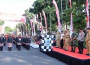 Lomba Gerak Jalan Tingkat SD/MI di Lamongan Berjalan Meriah, Ini Pesan Bupati Yuhronur Efendi