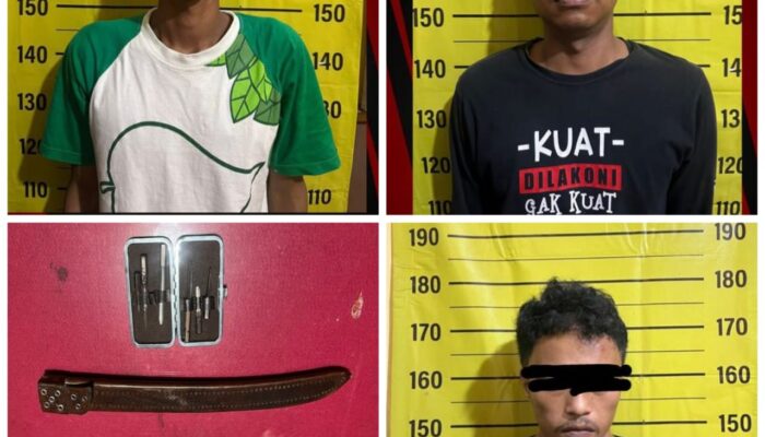 Polres Pasuruan Berhasil Ungkap Tiga Kasus Pencurian, Lima Pelaku Ditangkap