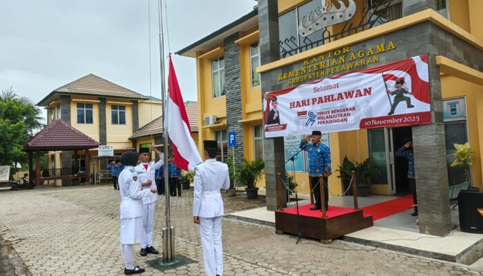 Peringati Hari Pahlawan ke-80, Kemenag Pesawaran Ajak ASN Teladani Semangat Juang Dan Dukung Asta Cita Presiden