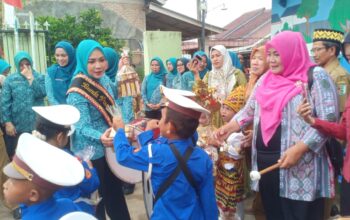 Ketua TP PKK Provinsi Lampung Resmikan Desa Sukajaya Lempasing Menjadi Desa Tapis