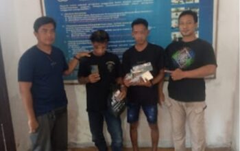 Polsek Tambak Amankan Dua Pelaku Pencurian Toko di Telukjati Dawang