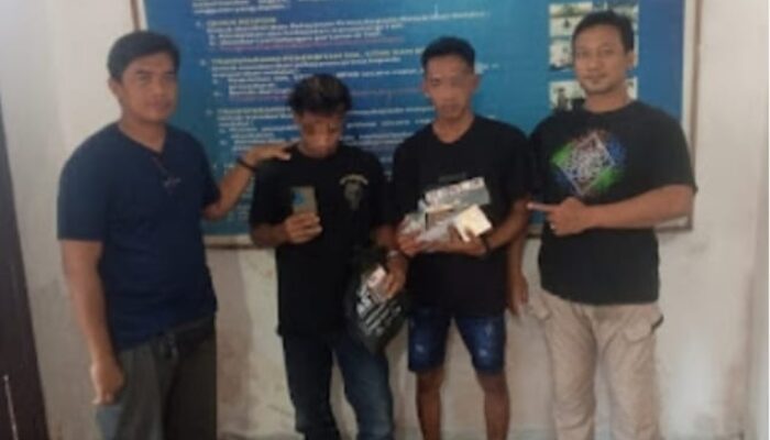 Polsek Tambak Amankan Dua Pelaku Pencurian Toko di Telukjati Dawang