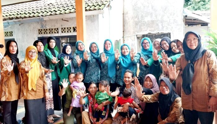 Peduli Gizi Keluarga, Ketua TP PKK Desa Sukajaya Lempasing Salurkan PMT Untuk Balita dan Ibu Hamil