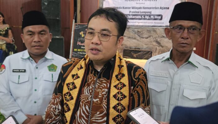 Kunker Kakanwil Kemenag Lampung ke Pesawaran, Zulkarnain: Tidak Boleh Ada Berkas Mengendap!