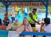 Sat Lantas Polres Tulang Bawang Laksanakan Patroli di Kawasan Wisata, Pastikan Keamanan dan Kelancaran Lalu Lintas