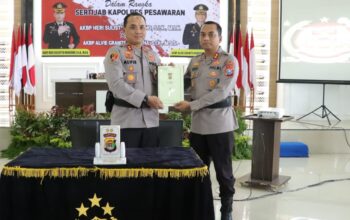 AKBP Alvie Granito Panditha Resmi Jabat Kapolres Pesawaran, Gantikan AKBP Heri Sulistyo