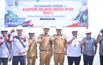 Kampung Nelayan Merah Putih di Desa Durian, Wabup Antonius: Langkah Strategis Dorong Perekonomian Wilayah Pesisir