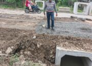 Struktur Belum Dikunci Beton, Pekerjaan Gorong-Gorong Pemprov Lampung di Karangkumbang Jadi Perhatian
