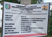 Baru Selesai Dibangun, Jalan Proyek PUPR Pringsewu di Way Ngison Sudah Mengalami Kerusakan.