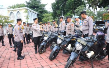 Kapolres Gresik Periksa Langsung Kendaraan Dinas, Pastikan Siap Layani Masyarakat