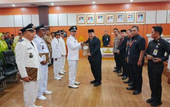 Sah! Bupati Tanggamus Lantik Yukhrizal Okta Jadi Kepala Pekon Tiuh Memon PAW Terpilih