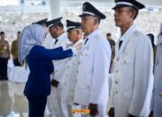 Bupati Nanda Indira Lantik Sembilan Kepala Desa Terpilih Hasil Pilkades PAW