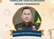 Rengga Puspa Negara Raih Pegawai Teladan Triwulan I 2026, Kajari Pesawaran Apresiasi Kinerja dan Integritas