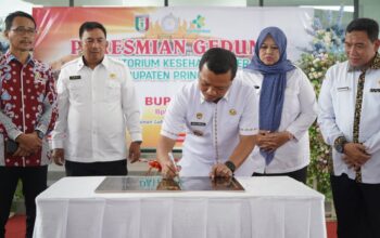 Bupati Pringsewu Resmikan Gedung Labkesda, Perkuat Ketahanan Sistem Kesehatan Daerah