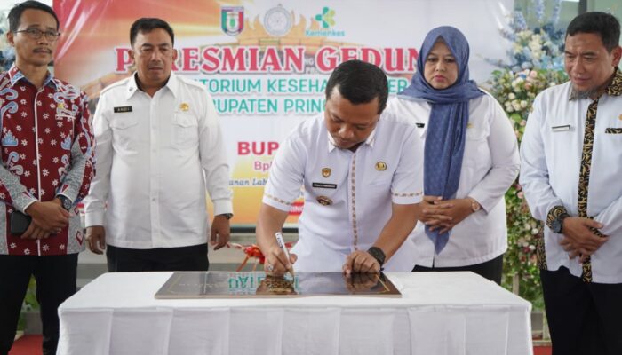 Bupati Pringsewu Resmikan Gedung Labkesda, Perkuat Ketahanan Sistem Kesehatan Daerah