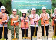 Sinergi TNI dan Pemda, Pembangunan Jembatan Perintis Garuda Resmi Dimulai di Pesawaran