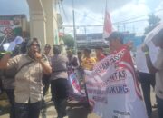 Gelar Aksi di Kejati, LSMB Ancam Laporkan Dugaan TPPU SPAM Pesawaran ke Kejagung dan KPK