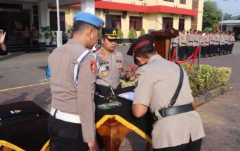 Kapolres Pasuruan Pimpin Sertijab PJU Dan Kapolsek Jajaran, Tingkatkan Pelayanan Publik Humanis dan Responsif