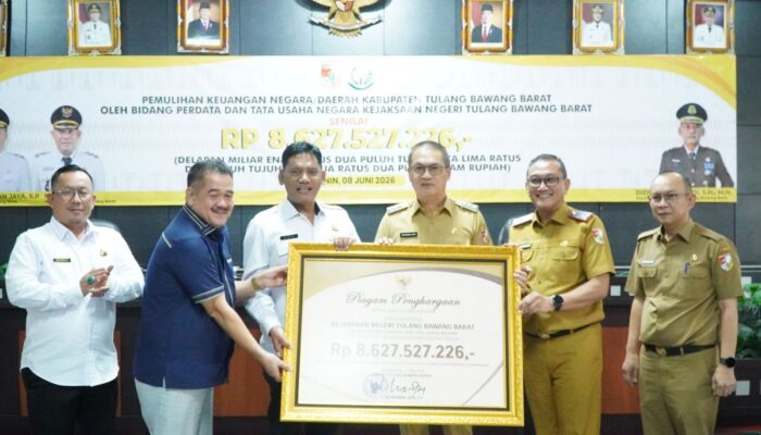 Kejari Tubaba Selamatkan Rp8,62 Miliar Keuangan Daerah Lewat Jalur Nonlitigasi