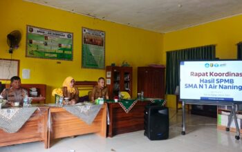 SMAN 1 Air Naningan adakan Rapat Koordinasi SPMB 2026/2027 dengan Para Kakon