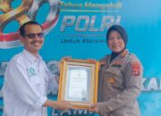 HUT Bhayangkara ke-80, SMSI Lampung Terima Penghargaan dari Kapolda