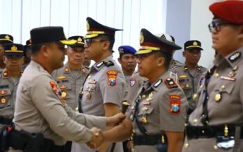 Kapolres Gresik Sertijab 14 Pejabat, Wakapolres Baru Hingga Kapolsek Bergeser