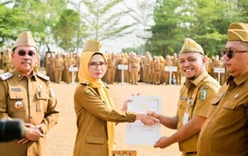 Gerbong Mutasi Pemkab Pesawaran Bergerak, Enam Pejabat Eselon II Resmi Dilantik