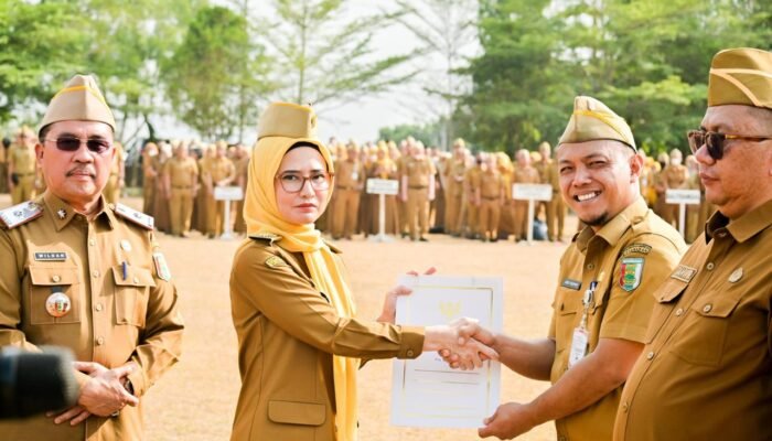 Gerbong Mutasi Pemkab Pesawaran Bergerak, Enam Pejabat Eselon II Resmi Dilantik