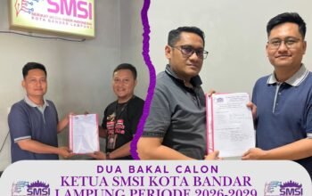 Menanti Nakhoda Baru SMSI Bandar Lampung, Syahrudin dan Jefri Arifin Adu Visi