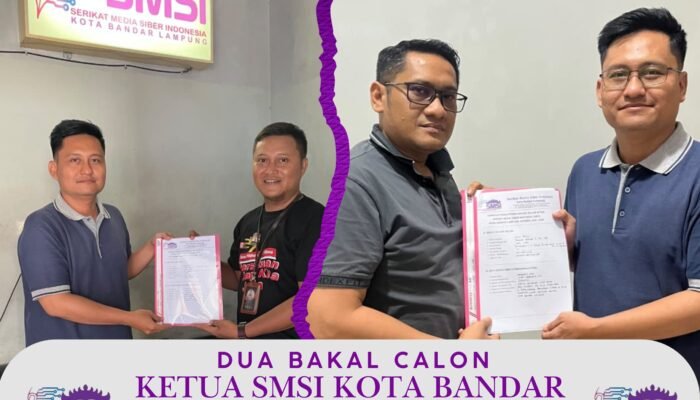 Menanti Nakhoda Baru SMSI Bandar Lampung, Syahrudin dan Jefri Arifin Adu Visi