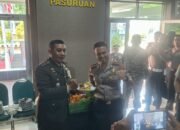 HUT ke-81 TNI, Kapolres Pasuruan Sambangi Kodim 0819 Jalin Sinergitas Tetap Solid