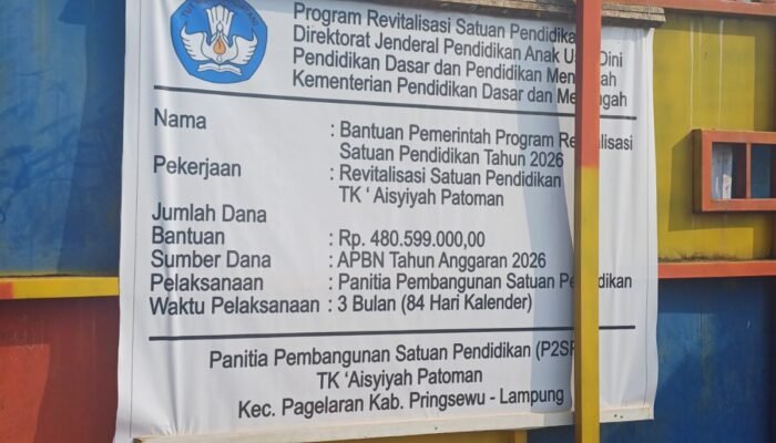 Pembangunan TK ABA Patoman Diduga Jadi Ajang Korupsi, Kepsek dan Bendahara Suami Istri